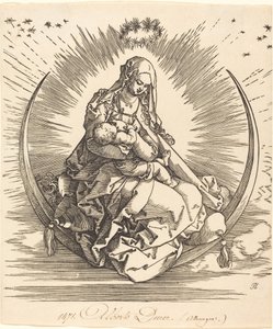 La Madonna en la media luna de Albrecht Dürer