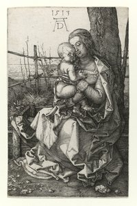 La Madonna sentada cerca del árbol, 1513 de Albrecht Dürer