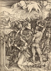 El martirio de Santa Catalina, c. 1497-1499 de Albrecht Dürer