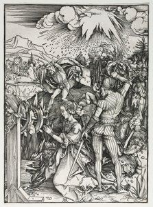 El martirio de Santa Catalina de Alejandría de Albrecht Dürer