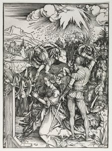 El martirio de Santa Catalina de Alejandría, c. 1497 de Albrecht Dürer