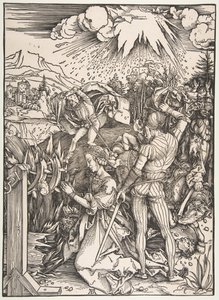 El martirio de Santa Catalina de Albrecht Dürer