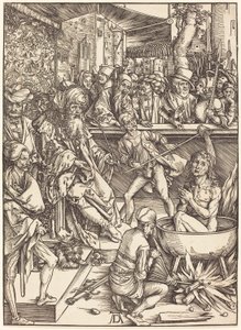 El martirio de San Juan Evangelista de Albrecht Dürer