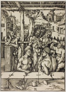 El baño de los hombres de Albrecht Dürer