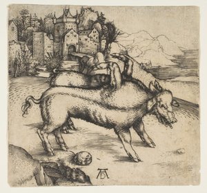 El cerdo monstruoso de Landser de Albrecht Dürer