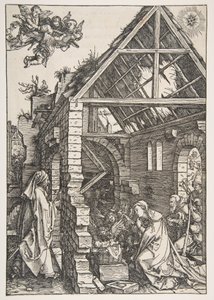 La Natividad, de La vida de la Virgen, edición latina, 1511