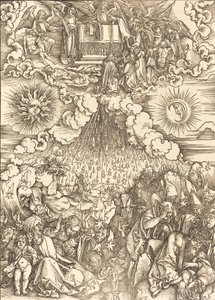 La apertura del quinto y sexto sello de Albrecht Dürer
