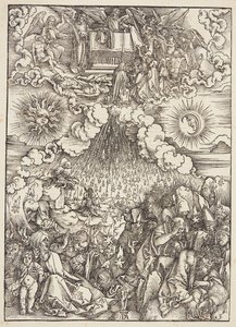La apertura del quinto y sexto sello de Albrecht Dürer