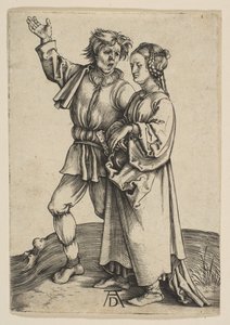 El campesino y su esposa, ca. 1497 de Albrecht Dürer