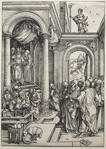 La presentación de la Virgen en el Templo de Albrecht Dürer
