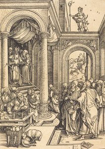 La Presentación de la Virgen en el Templo, c. 1502-1503 de Albrecht Dürer