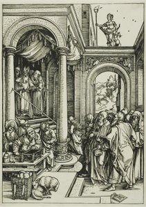 La Presentación de la Virgen en el Templo, de La Vida de la Virgen de Albrecht Dürer