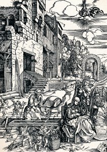 El Descanso durante la Huida a Egipto, 1506 1906 de Albrecht Dürer
