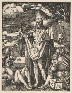 La Resurrección, de La Pequeña Pasión, ca. 1510 de Albrecht Dürer