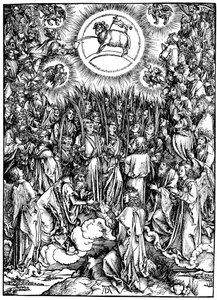 La revelación de San Juan Apocalipsis, c1498 de Albrecht Dürer