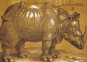 El rinoceronte, 1515 de Albrecht Dürer