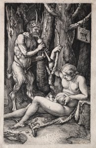 La familia del sátiro, 1505 de Albrecht Dürer