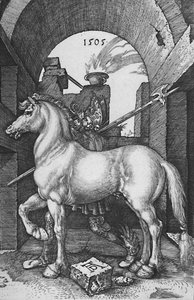 El caballo pequeño, 1505, 1906 de Albrecht Dürer