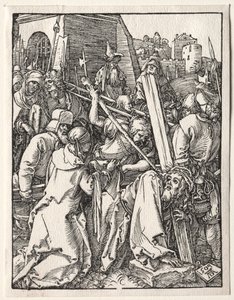 La pequeña pasión: Cristo llevando la cruz de Albrecht Dürer