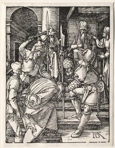 La pequeña pasión: Cristo ante Anás de Albrecht Dürer