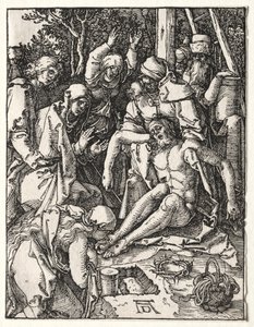 La Pequeña Pasión: Lamentación, c. 1509-1510 de Albrecht Dürer