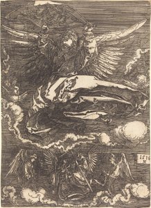 El sudario sostenido por un ángel de Albrecht Dürer