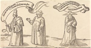 El maestro, el clérigo y la providencia de Albrecht Dürer
