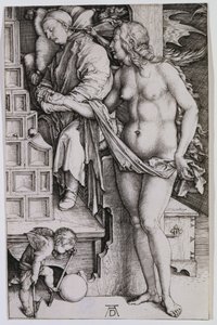 La tentación de la ociosa de Albrecht Dürer