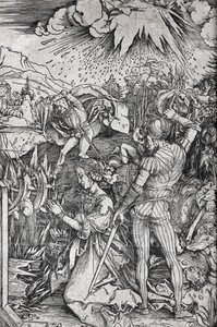 La tortura de Santa Catalina de Alejandría de Albrecht Dürer