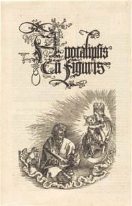 La Virgen apareciendo a San Juan de Albrecht Dürer