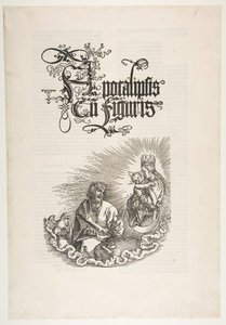 La Virgen apareciendo a San Juan, del Apocalipsis de Albrecht Dürer