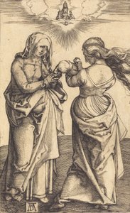 La Virgen y el Niño con Santa Ana, c. 1500 de Albrecht Dürer