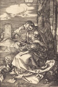 La Virgen y el Niño con la pera de Albrecht Dürer