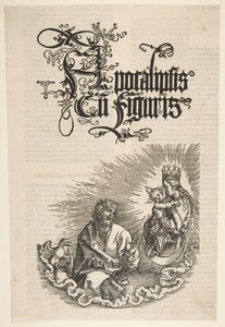 La Virgen y San Juan, del Apocalipsis de Albrecht Dürer