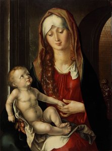 La Virgen y el Niño Madonna del Patrocinio, 1495 de Albrecht Dürer