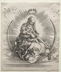 La Virgen en una media luna de Albrecht Dürer
