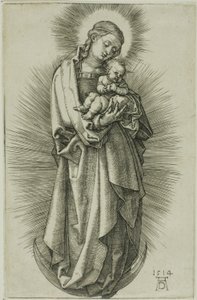 La Virgen en el Creciente con un Diadema