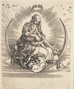 La Virgen en la media luna de Albrecht Dürer