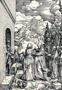 La Visitación, 1506 1906 de Albrecht Dürer