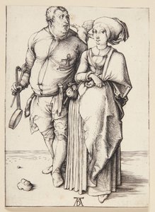 El cocinero y su esposa de Albrecht Dürer