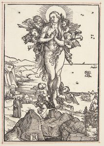 La elevación de Santa María Magdalena de Albrecht Dürer