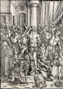 La flagelación de Albrecht Dürer