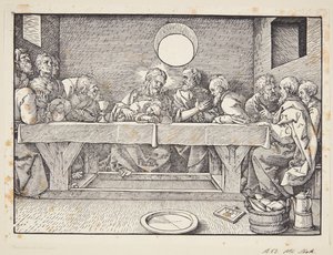 La última cena de Albrecht Dürer
