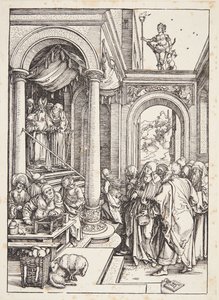 La presentación de la Virgen en el templo de Albrecht Dürer