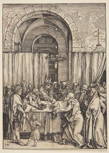 El rechazo de la ofrenda de Joaquín de Albrecht Dürer