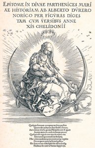 Página de título de la Vida de la Virgen, 1511 1906 de Albrecht Dürer