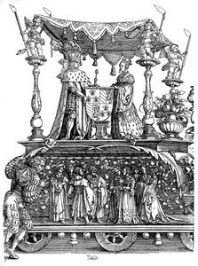 Retorno triunfal de Maximiliano I, 1515, 1936 de Albrecht Dürer