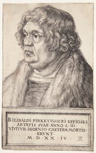 Willibald Pirckheimer de Albrecht Dürer