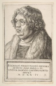 Willibald Pirckheimer, 1524 de Albrecht Dürer