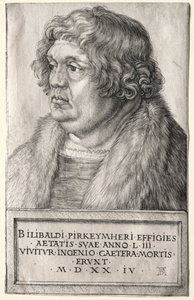 Willibald Pirkheimer, 1524 de Albrecht Dürer